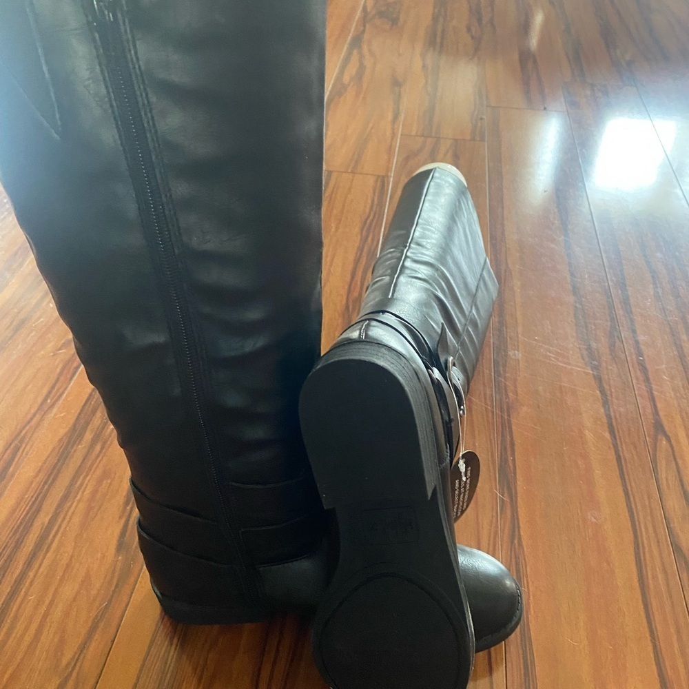 Style @ Co Black Riding Boots Madixie - Picture 4 of 6